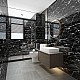 Set 10 x Panouri decorative  60x60 cm autocolante tip marmura neagra 