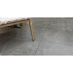 Set 10 placi autoadezive pentru pardoseala sau perete tip marmura culoare gri inchis   60x60 cm