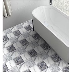 Set 12 placi autoadezive 30x30 cm rezistente la apa ,pentru gresie si faianta , model DP1301