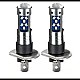 Set 2 Becuri Auto LED H1 cu Lupa 60W, 27 SMD, 12V, 6000K, 7000lm