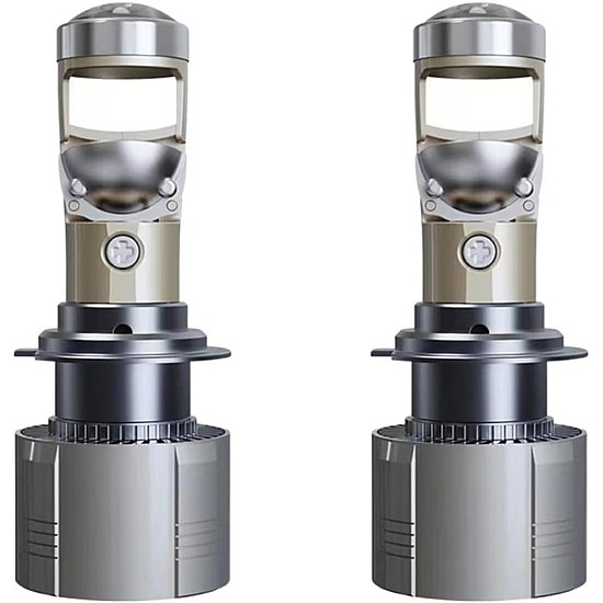 Set 2 Becuri A80 H7 cu lupa LED – 12V, 30000LM, 220W