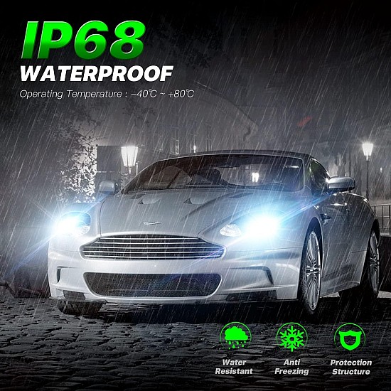 Set 2 becuri LED auto H7 F11 – 12000 lm, 100W, 12V