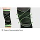 Set 2 Genunchiere elastice pentru artrită, genunchiere cu curele de compresie, reglabile