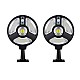 Set 2 x lampa solara circulara 120 LED