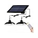 Set 2 lampi cu incarcare solara, telecomanda,  XF-707-2 