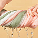Set 2 Prosoape tip turban cu nasture pentru uscare rapida par, microfibra, 60 x 24 cm, verde