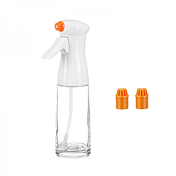 Set 2 pulverizatoare din sticlă pentru ulei și oțet, 2 duze de schimb, 230 ml, 22 x 6 cm