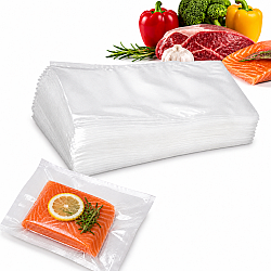 Set 200 pungi pentru vidat gofrate 15x20 cm rezistente pentru alimente