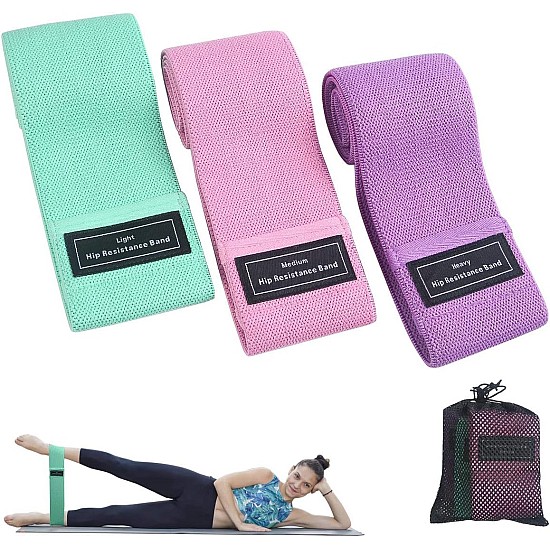 Set 3 Benzi Fitness Raciness pentru antrenament