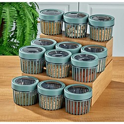 Set 3 recipiente plastic 500 ml