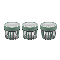 Set 3 recipiente plastic 500 ml