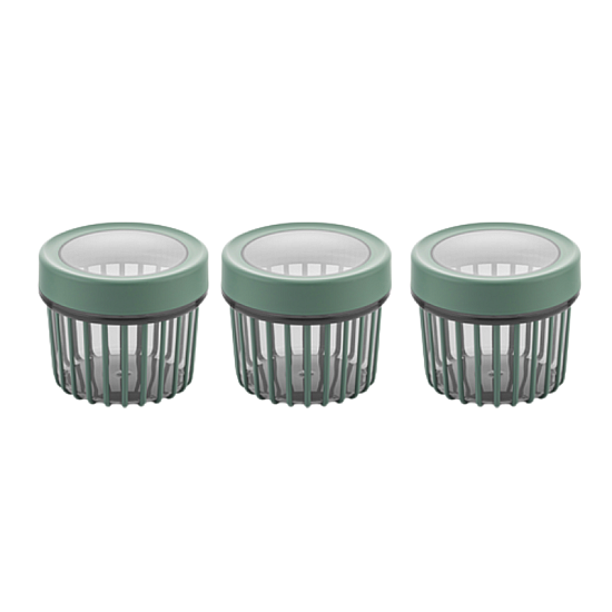 Set 3 recipiente plastic 500 ml