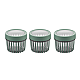 Set 3 recipiente plastic 500 ml