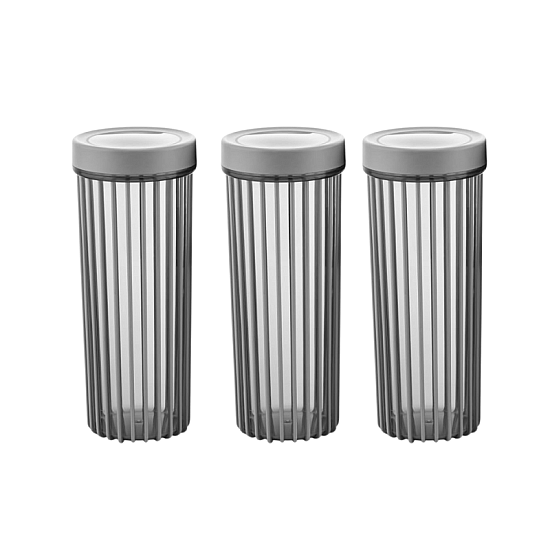 Set 3 recipiente din plastic 1700 ml
