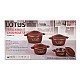 Set 4 caserole termice cu capac diverse dimensiuni 
