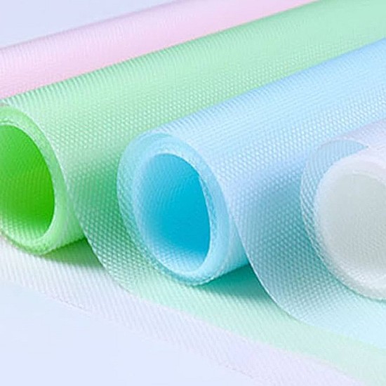 Set 4 folii de  protecţie sertare din PVC  45x300 cm , diverse culori