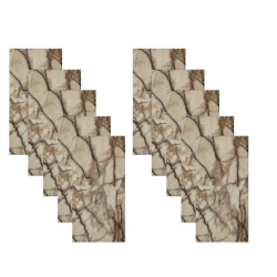 Set 5 x Tapet 3D Autoadeziv cu model scoarta maro, 30 cm x 60 cm x 1,8