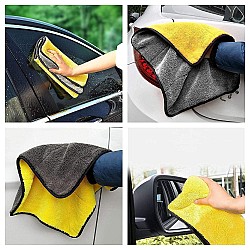 Set 5 lavete microfibră pentru mașină, ultra-absorbante, ideale pentru curățare, uscare