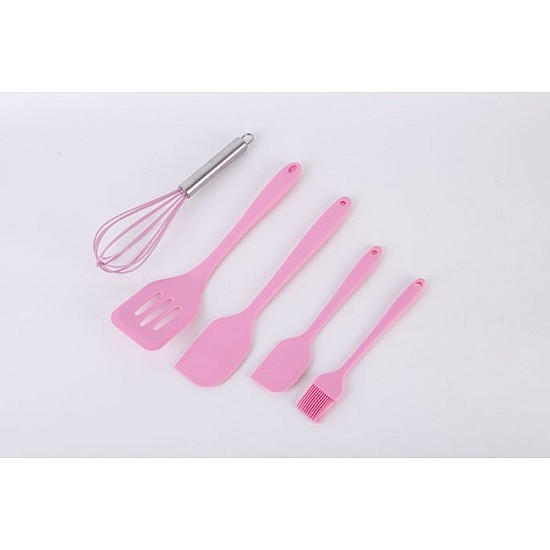 Set 5 ustensile de bucatarie din silicon