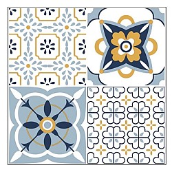 Set 12 placi autoadezive 30x30 cm rezistente la apa ,pentru gresie si faianta , model DP0201