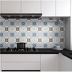 Set 12 placi autoadezive 30x30 cm rezistente la apa ,pentru gresie si faianta , model DP0201