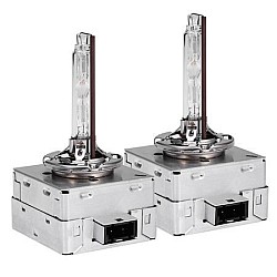 Set 2 Becuri D1S Auto Xenon pentru far White Knight, 35W, 6000K