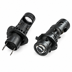 Set 2 Becuri LED T01 H7 F cu Lupa, 180W, 18000LM, 12V, Lumina Alba Rece 6000K