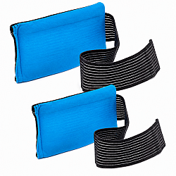 Set 2 Comprese cu Gel Reutilizabile pentru Terapie Cald/Rece la Genunchi, Umflaturi si Leziuni Sportive