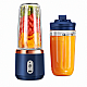 Set 2 Blendere Portabile Mini USB cu 6 Lame din Otel Inoxidabil si Pahare 400 ml pentru Smoothie si Shake
