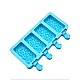 Set 2 forme din silicon pentru inghetata ,4 compartimente ,diverse modele
