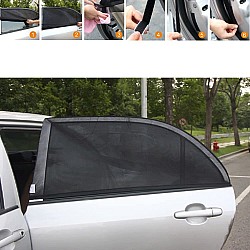 Set 2 x Parasolar negru pentru geamurile auto laterale