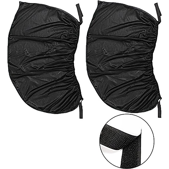 Set 2 x Parasolar negru pentru geamurile auto laterale