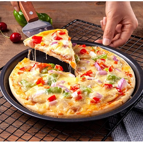 Set 3 tavi pentru pizza din teflon