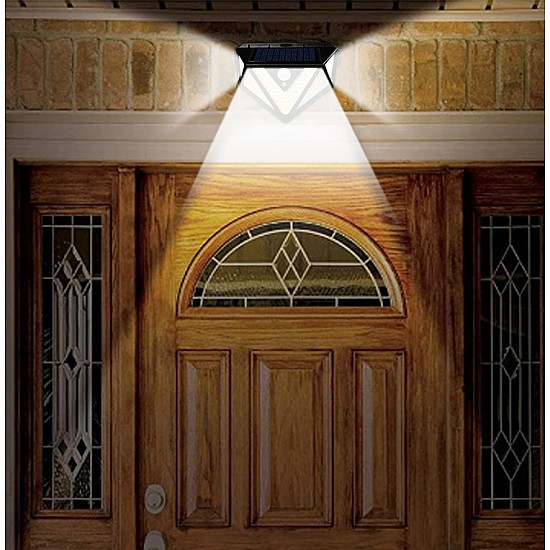 Set 2 Lampi  Solare 100 Led-uri  si senzor de miscare