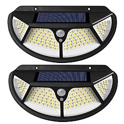 Set 2 lampi solare cu senzor de miscare si 3 moduri de iluminare