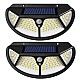 Set 2 lampi solare cu senzor de miscare si 3 moduri de iluminare