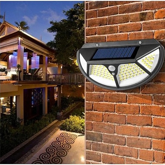 Set 2 lampi solare cu senzor de miscare si 3 moduri de iluminare