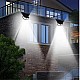 Set 2 lampi solare cu senzor de miscare si 3 moduri de iluminare