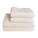 Set 4 prosoape groase si pufoase, bumbac, model grecesc 400gr/mp