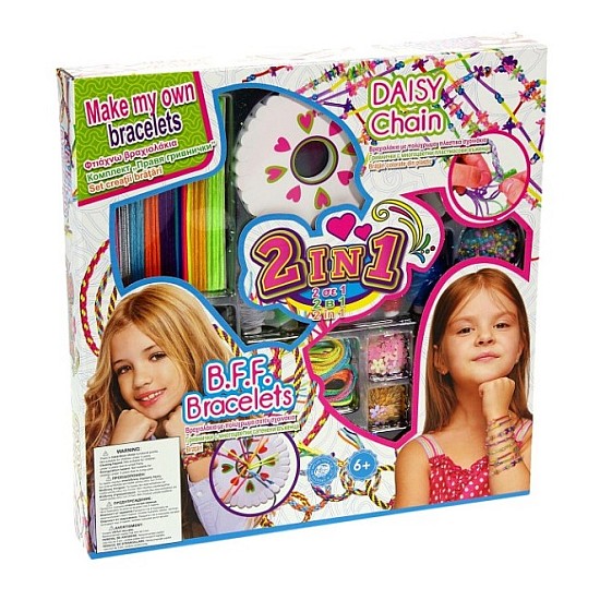 Set creatie, bratari impletite / din plastic