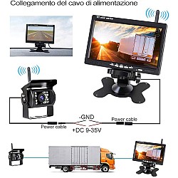 Sistem masarier cu camera AHD SI display 7", camioane, autocare, bus-uri