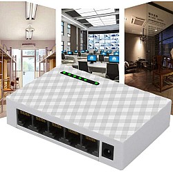 Switch pentru retea gigabit cu 5 porturi Q JH01
