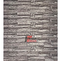 Set 5 Bucati tapet autoadeziv 3 d 30X60 cm model piatra bej-gri