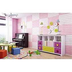 Set 5 Buc Tapet autoadeziv 3D (design caramida) 70*77cm 3D  diverse culori