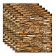 Set 5 Bucati tapet autoadeziv 3 d 77X70 cm piatra Maro