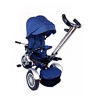 Tricicleta cu pozitii somn, scaun reversibil, culoare albastru