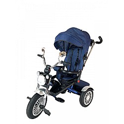 Tricicleta cu pozitii somn, scaun reversibil, culoare albastru