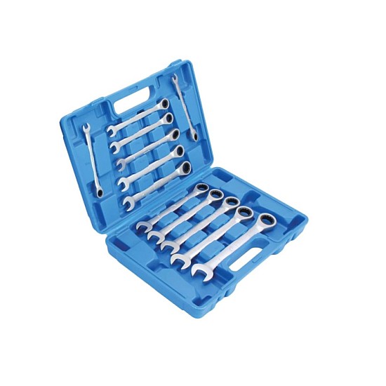 Trusa chei combinate cu clichet , 12piese, 8-19mm