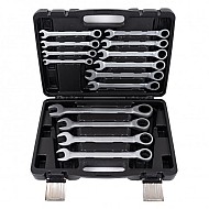 Set chei combinate cu clichet, 8 - 24mm, 14 piese