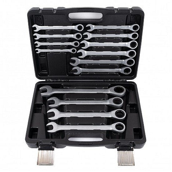 Set chei combinate cu clichet, 8 - 24mm, 14 piese